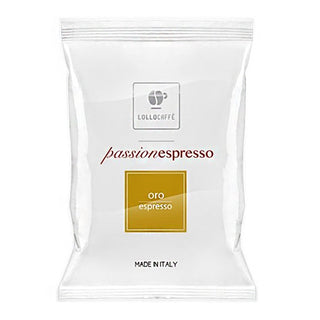 Lollo Caffè Box 100 Capsule Compatibili Macchine NESPRESSO, Miscela ORO