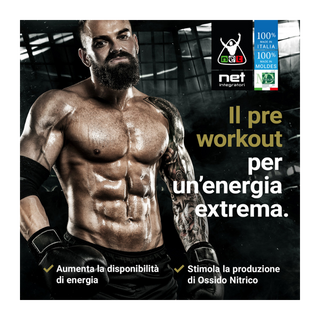 NET Integratori- N.O.B. 7 EXTREME – Integratore Pre-Workout Potenziato Gusto Arancia