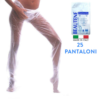 Pantaloni In Cartene per Trattamenti Fanghi, Alghe, Bendaggi Anticellulite e Pressoterapia. MADE IN ITALY, Confezione 25 Pezzi