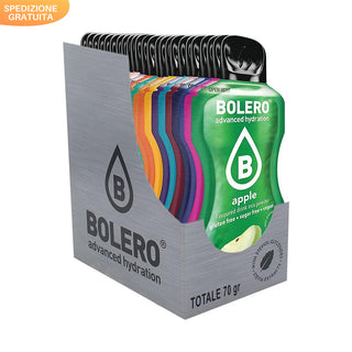 Bolero Sticks 24 Bustine MIX 3g, Bevanda Istantanea Zero Zuccheri e Poche Calorie