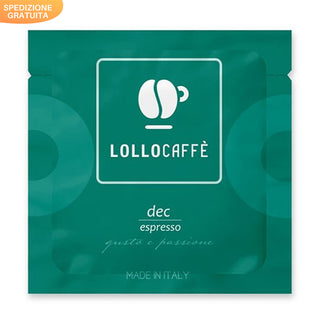 Lollo Caffè Box 150 Cialde Caffè ESE System 44 mm, Miscela DECAFFEINATO