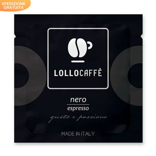 Lollo Caffè Box 150 Cialde Caffè ESE System 44 mm, Miscela NERA