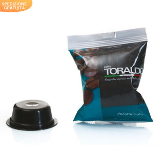 Caffè Toraldo 100 Capsule Miscela Decaffeinato Compatibili LAVAZZA A MODO MIO