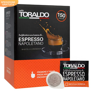 Caffè Toraldo 150 Cialde Miscela Cremosa