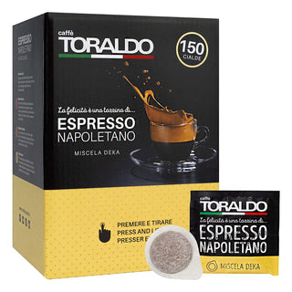 Caffè Toraldo 150 Cialde Miscela Decaffeinato
