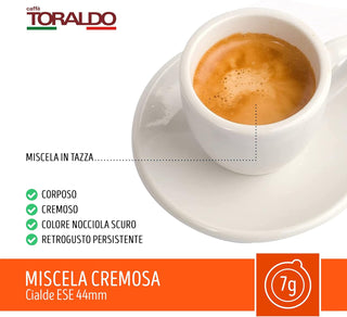 Caffè Toraldo 150 Cialde Miscela Cremosa