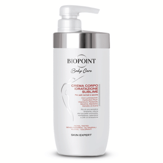 Biopoint Body Care , Crema Corpo Idratazione Sublime. Per Pelli Normali e Secche, Per Uomo e Donna, Azione Idratante, 500 ml