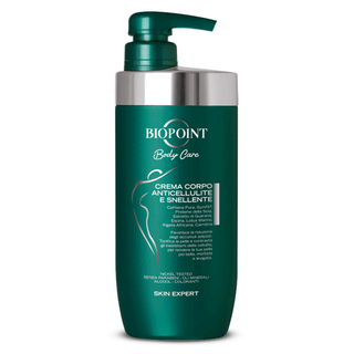 Biopoint Body Care, Crema Corpo Anticellulite e Snellente. Azione Rassodante, 500 ml