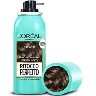 L'Oreal Paris, Ritocco Perfetto, Spray Istantaneo, Capelli Bruni. Dura Fino Al Prossimo Shampoo, 75 ml