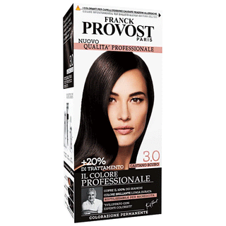 Frank Provost, Trattamento Tinta Colorazione Capelli Professionale, Copre il 100% Dei Capelli Bianchi, Castano Scuro 3.0