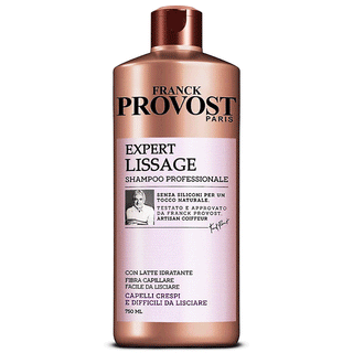 Franck Provost, Shampoo Professionale, Con Latte Idratante, Per Capelli Crespi Difficili da Lisciare, Expert Lissage, 750 ml