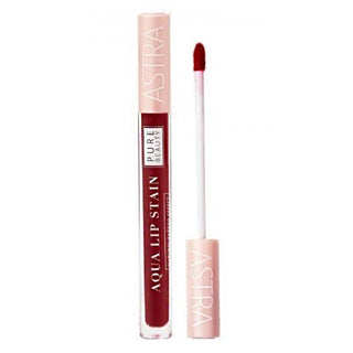 ASTRA Pure Beauty Aqua Lip Stain, Tinta Labbra Naturale, Formula Ricca di Attivi Vegetali