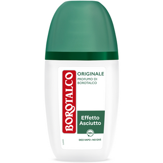 Borotalco, Deodorante Roll On. Profumo di Borotalco, Effetto Asciutto 0% Alcool, Efficace 48H, 75 ml