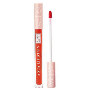 ASTRA Pure Beauty Aqua Lip Stain, Tinta Labbra Naturale, Formula Ricca di Attivi Vegetali