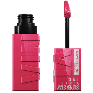 Maybelline New York Tint Labbra, Vinyl Ink. Effetto Vinilico Lunga Durata 16 H, Formula Vegan, 4,20 ml, 4 Varianti