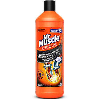 MR MUSCLE- Idraulico Gel, Disgorgante Per Tubi e Scarichi, 1000 ml